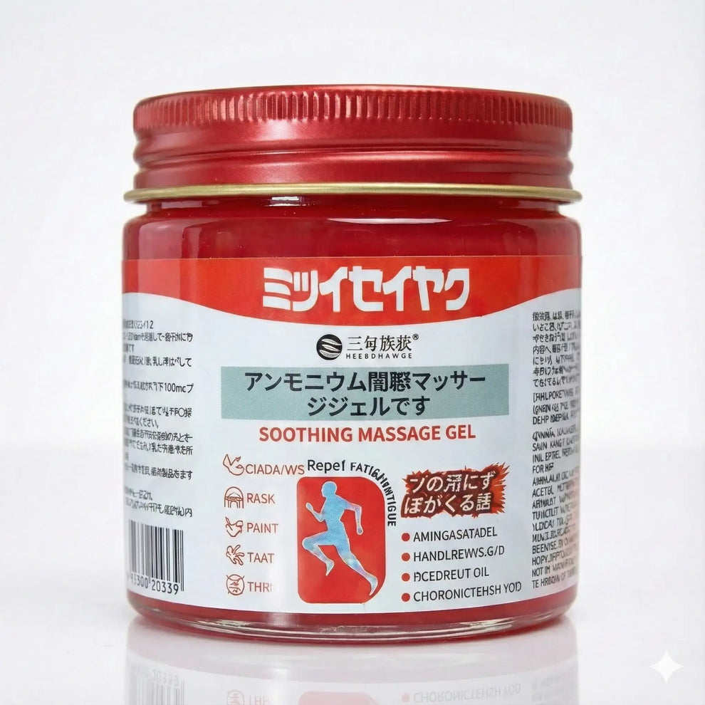 Japanese Red Massage Gel – Fast Pain Relief for Joints & Muscles
